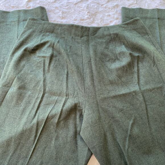 Vintage Etcetera Women's Wool Blend Dress Pants Size 12 Straight Leg Trousers - Picture 8 of 11